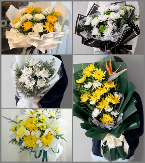 山东莱芜莱城区羊里镇辛兴东南村白事花束代送